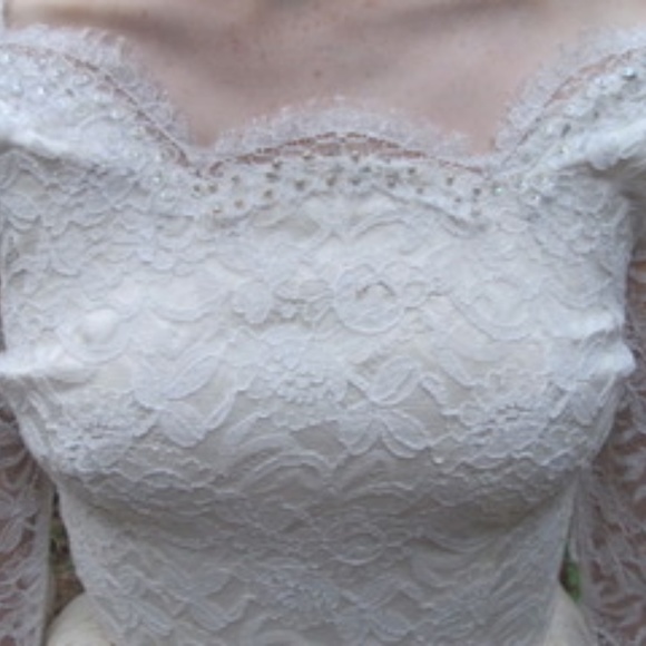 Antique Vintage Wedding Dress - Picture 7 of 8